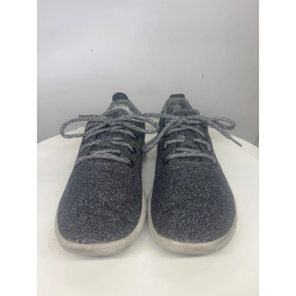 Allbirds Men Wool Runners Charcoal Grey Marl Lace Up‎ Sneakers Low Top Shoes 10